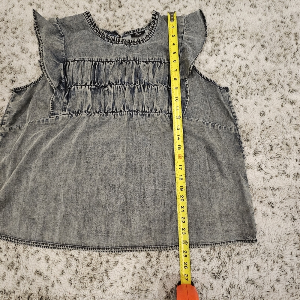 Rails Sz Xxl Peasant Blue Filomena Flutter Short … - image 6